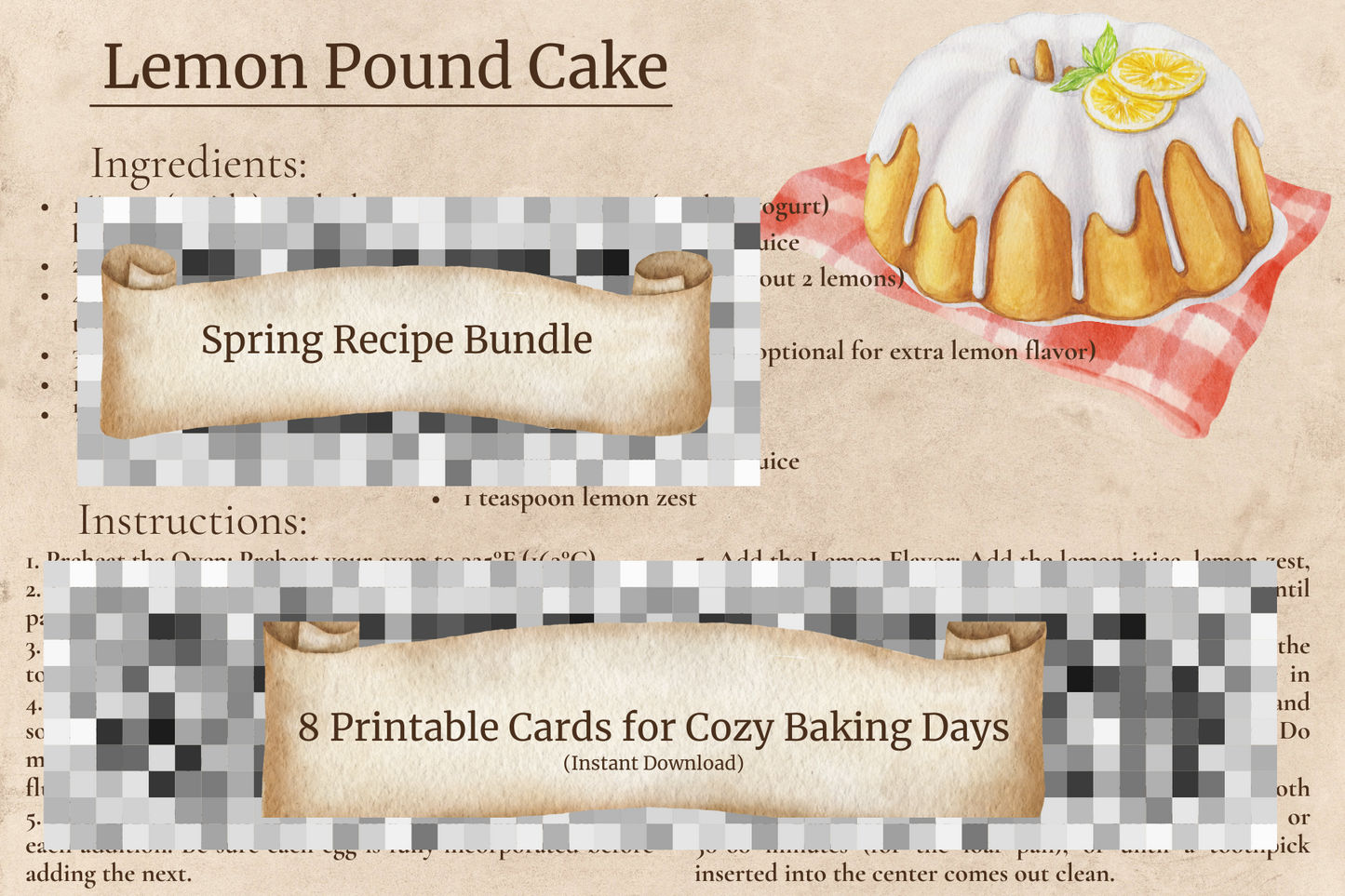 Spring Recipe Bundle – Digital Download